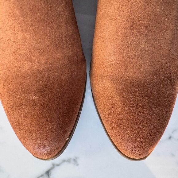 NIB FRYE Women's Judy Zip Bootie Cognac Boots 10 B US - Picture 6 of 15